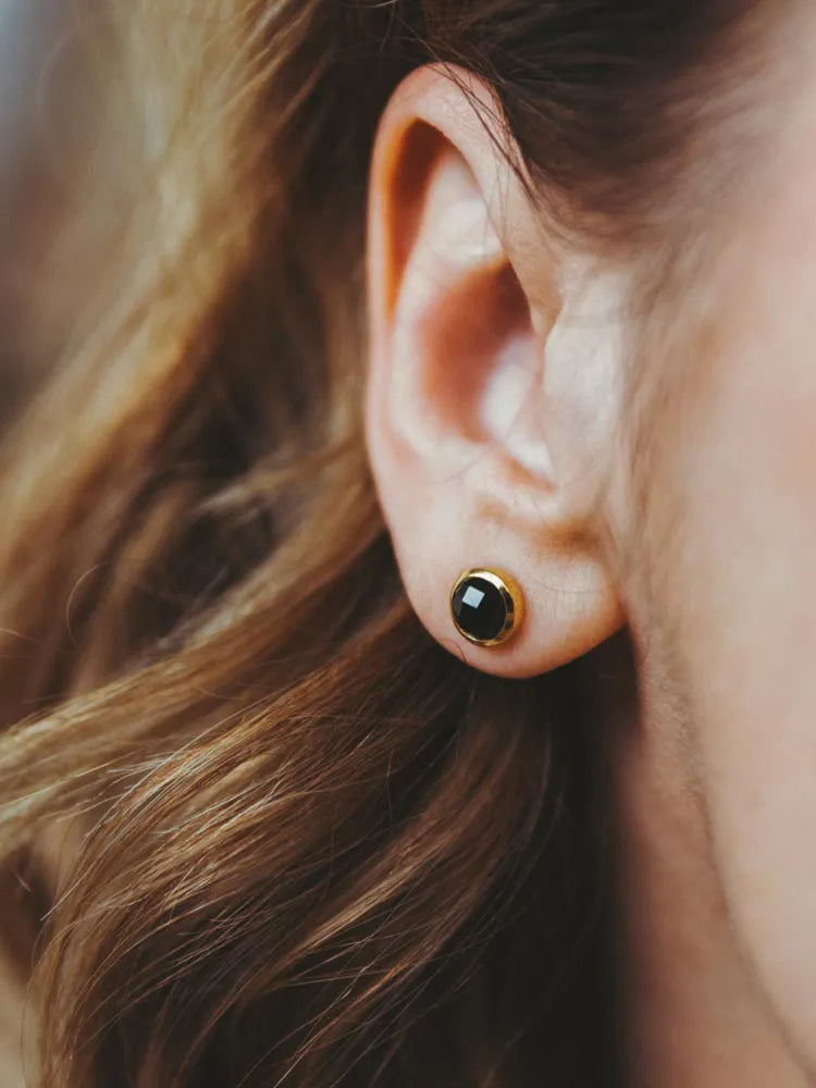 Spinel Dome Earrings