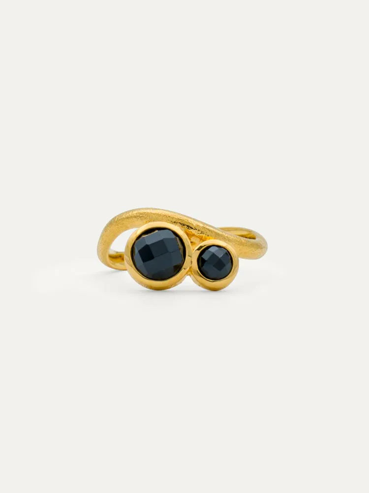 Spinel Dome Duo Ring