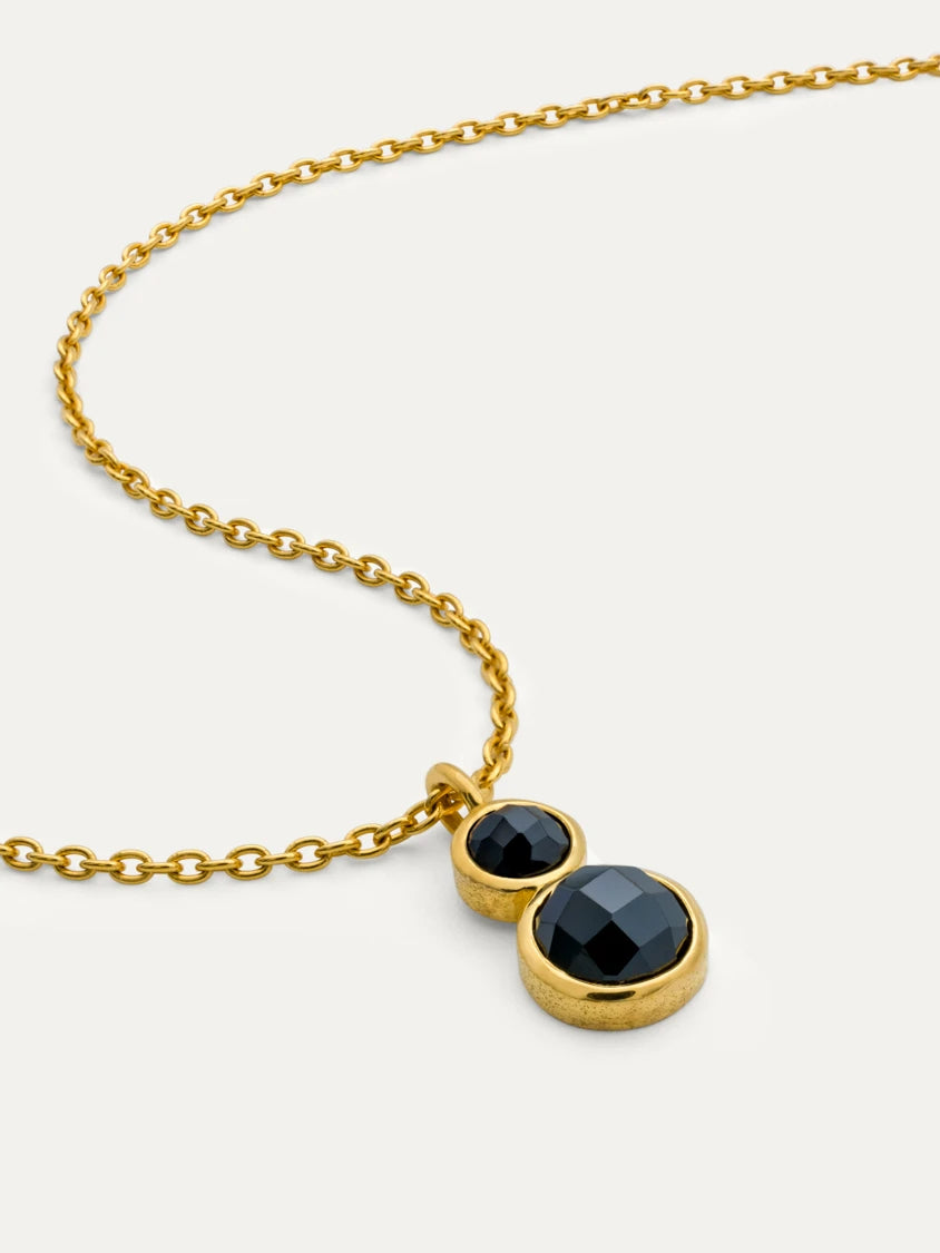 Spinel Dome Duo Necklace