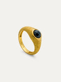 Spinel Spark Signet Ring