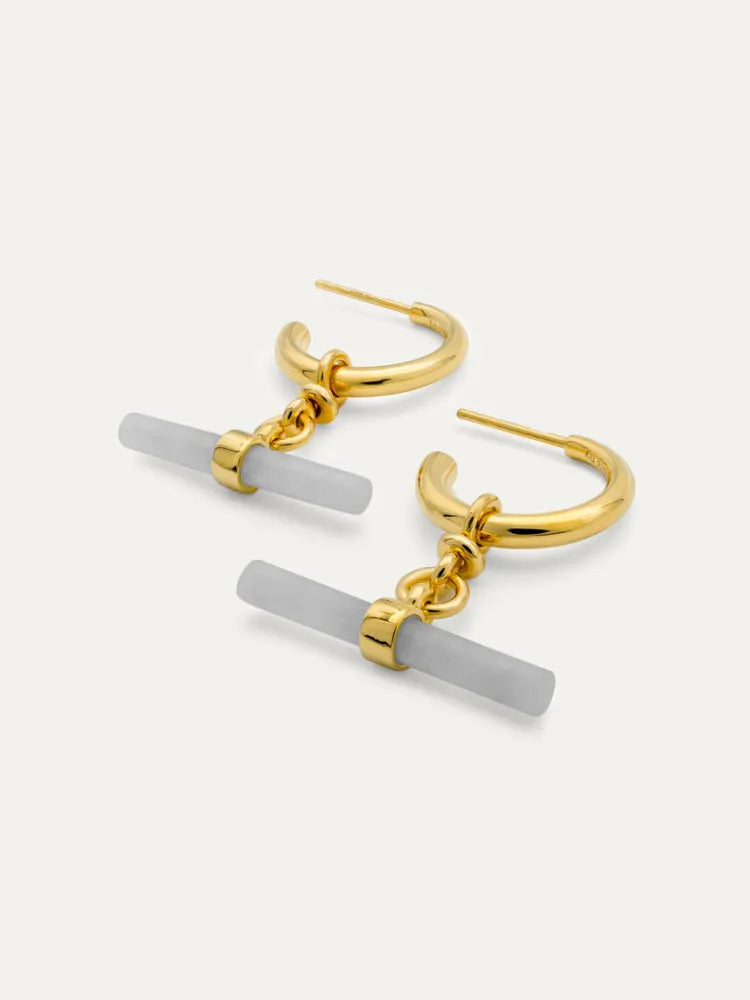 Rod Hoop Earrings