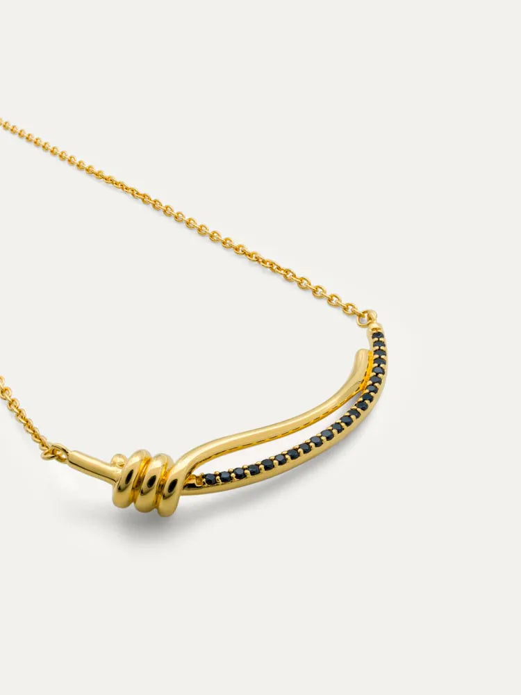 Twirl Spinel Necklace