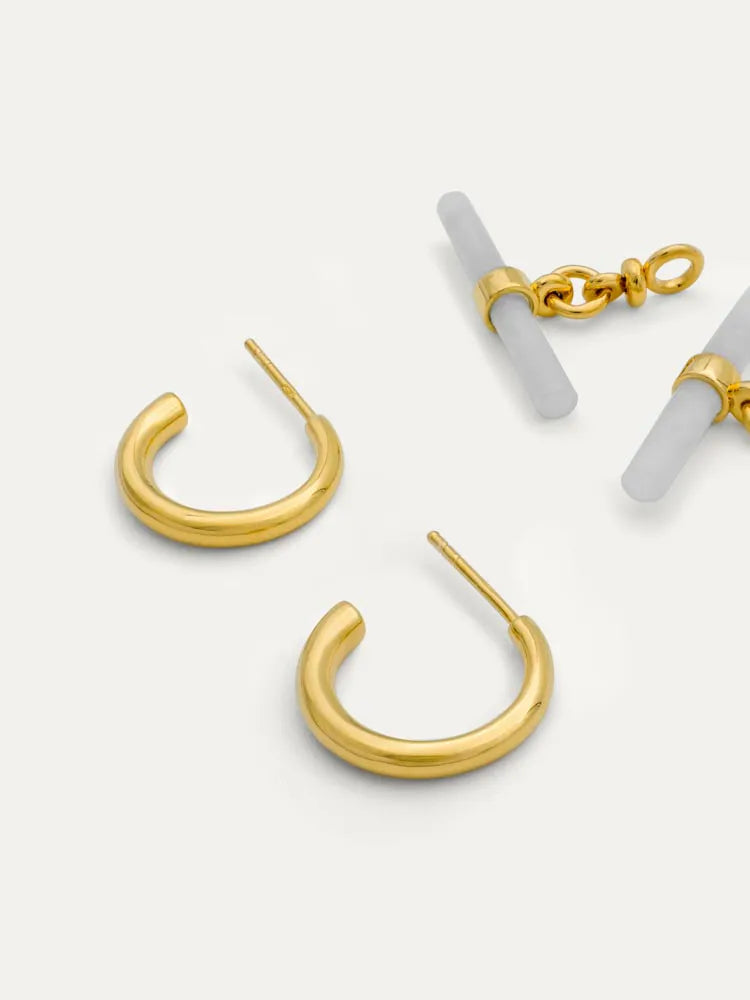 Rod Hoop Earrings